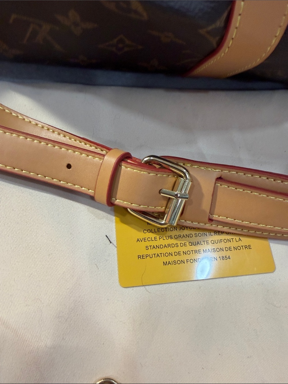 Brown Monogram Duffel with Tan Trim - Picture 5 of 15